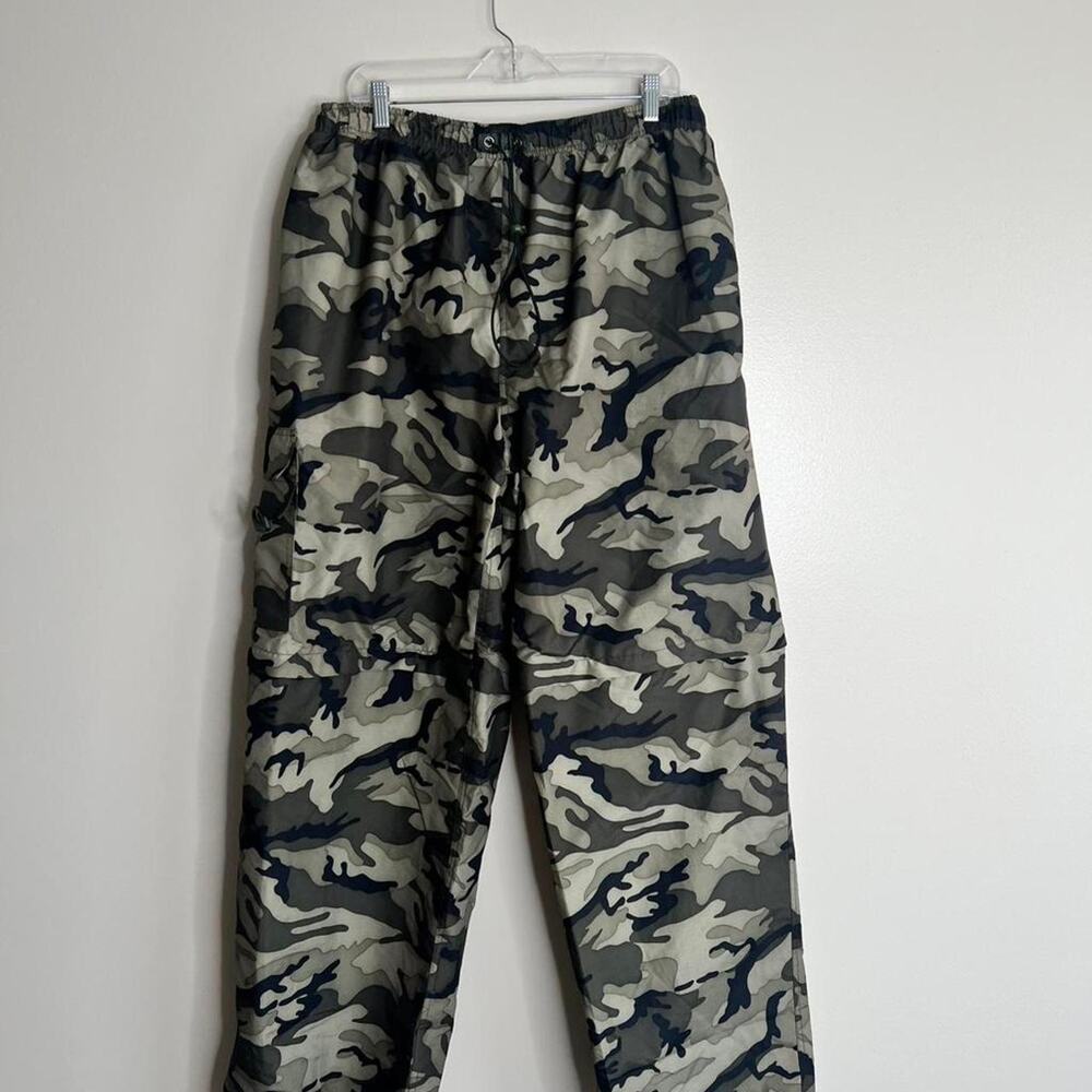 Camouflage wide leg mens baggy